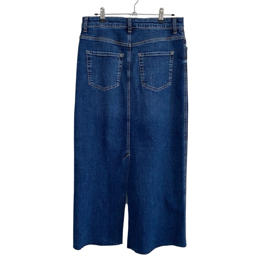 Zara - High Waisted Denim Skirt - L - Picture 6 of 12